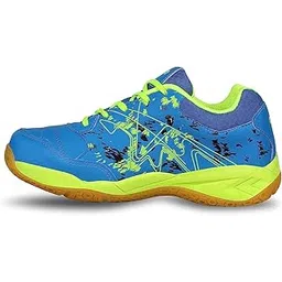 Aivin Breeze Badminton Shoes for Men | Non Marking Badminton Shoes | Lightweight & Durable Badminton Shoes | Also Perfect for Squash, Table Tennis, Volleyball, Basketball & Indoor Sports Black