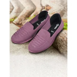 Ajanta Women Textured Slip-On Sneakers