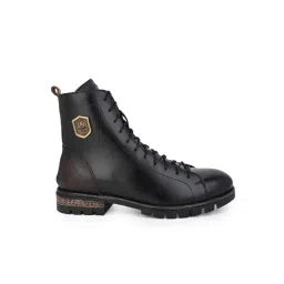 Alberto Torresi Men Black Biker Boots