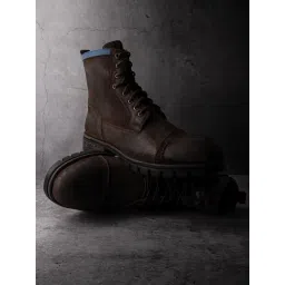 Alberto Torresi Men Brown Biker Boots