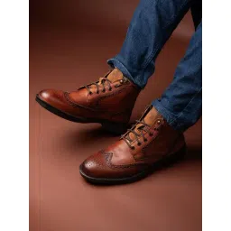 Alberto Torresi Men's Lloyd Series 597 Tan Casual Boots