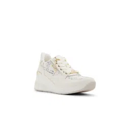 Aldo Caroteriel Women White Sneakers