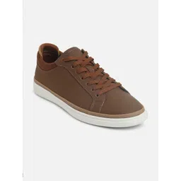 ALDO Men Brown Synthetic Lace Up Sneakers