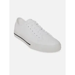 ALDO Men White Solid Sneakers