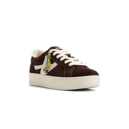 ALDO Women Solid Leather Sneakers