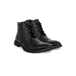 Allen Cooper Men Leather Regular Boots