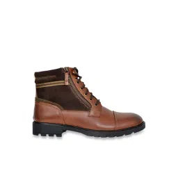 Allen Cooper Men's Brown Derby Boots