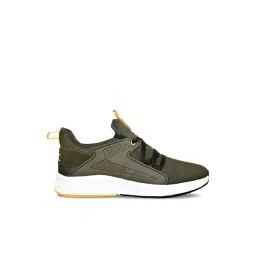 Allen cooper Men's Olive Running Shoes