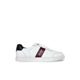 Allen cooper Men's White Casual Sneakers