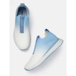 Allen Solly Women Woven Design Slip-On Sneakers