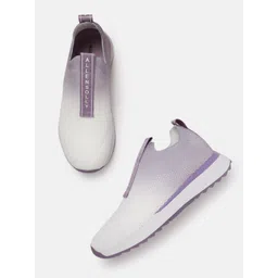 Allen Solly Women Woven Design Slip-On Sneakers