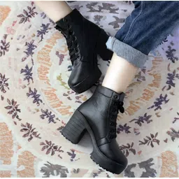 Amazing Design Women's Ankle Length Block Heel Stylish Fashionable Boots Boots For Women