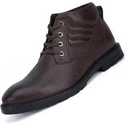 American Brown Italian Leather Chukka Boot For Men | Handcrafted | High Ankle Mens Boot | Hiking and Biking Boot (BT-WBNDCKBB)