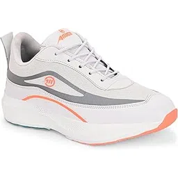 Amico Black Running Sports Shoes for Men | Lightweight Mesh Sneakers for Gym Jogging and Walking | Breathable Non-Slip Trainers with Airmix Sole | Lace-Up Closure – Ideal for Active Wear