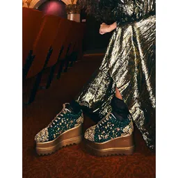 Anaar Women Pathaka Wedge Sneakers