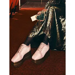 Anaar Women Woven Design Sneakers