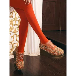 Anaar Women Woven Design Sneakers