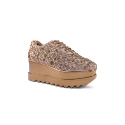 Anaar Women Woven Design Sneakers