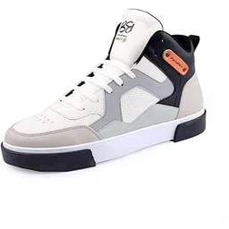 Anarchist Korean Style High Top Streetwear Sneakers Casual Shoes for Men | Athletic-Inspired Ankle Length Shoes for Men