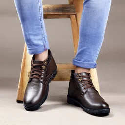 Ankle Boot With Low Heels | Trendy, Stylish & Casual Winter, Snow & Holiday Boots For Men