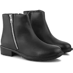 Ankle Boots for Women With Side Zipper | Fashionable and Comfortable Boots for Casual and Office Wear