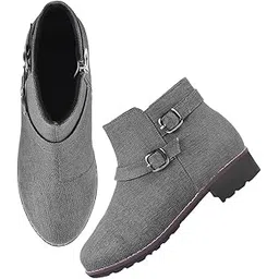 Ankle Length Boots Classic Design Alluring Boots for Womens & Girls Nude