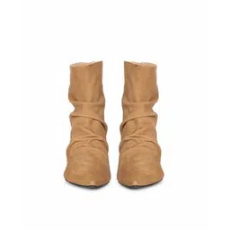 Ankle-Length Boots with Suede upper