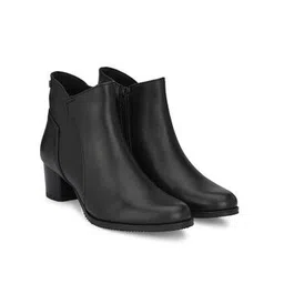 Ankle-Length Heeled Boots