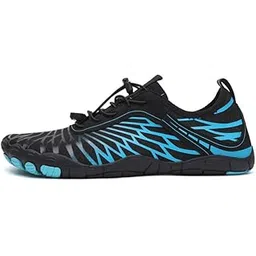 Anti-Slip Rubber Athletic Hiking Water Shoes for Mens Womens | Barefoot Aqua Swim Walking Shoes | Five-Finger Shoes | Running Shoes Lightweight Sneakers