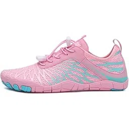 Anti-Slip Rubber Athletic Hiking Water Shoes for Mens Womens | Barefoot Aqua Swim Walking Shoes | Five-Finger Shoes | Running Shoes Lightweight Sneakers
