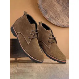 ARAMISH Men Heeled Biker Boots