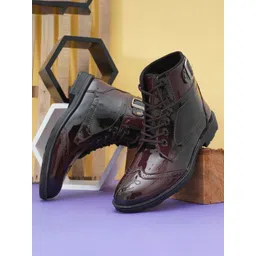 ARIWA Men Textured Casual Regular Boots