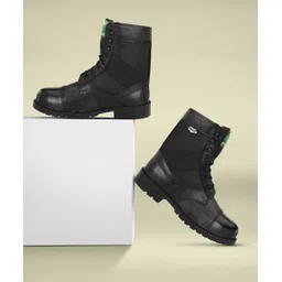 ARMY LONG ANKLE BOOT Men's Lace-up Leather Boots For Men