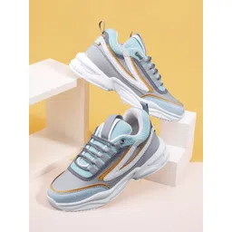 AROOM Women White Colourblocked Sneakers