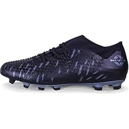 ASHTANG 2.0 Football Studs for Men, High-Performance Football Shoes, Soccer Studs, Football Sports Shoes, (Black), UK11