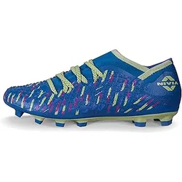 ASHTANG 2.0 Football Studs for Men, High-Performance Football Shoes, Soccer Studs, Football Sports Shoes, (Core Blue), UK03