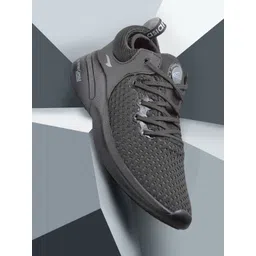 ASIAN Men Black Mesh Running Shoes