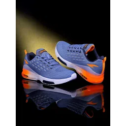 ASIAN Men Blue Mesh Running Non-Marking Running Shoes