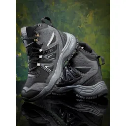 Asian Men EVEREST-24 Black Running Shoes