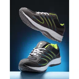 ASIAN Men Grey Mesh Running Non-Marking Shoes