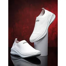 ASIAN Men Round Toe Memory Foam Mesh Slip-On Sneakers