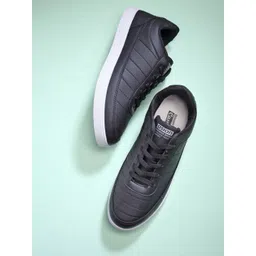 ASIAN Men Solid Synthetic Leather Casual Sneakers