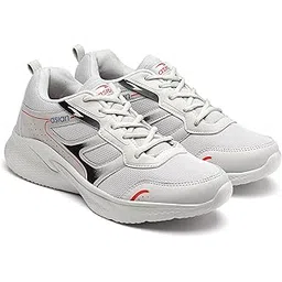 ASIAN Men TOOFAN-02 Running and Casual wear Shoes with Laces, Lightweight and Comfortable Shoes with Upper mesh Fabric and EVA Sole for Men & Boys for Sports and Gym