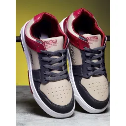 Asian Men's Beige Casual Sneakers