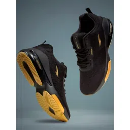 Asian Men's Black Running Shoes