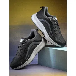 Asian Men's Black Running Shoes