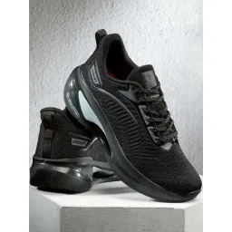 Asian Men's Black Running Shoes