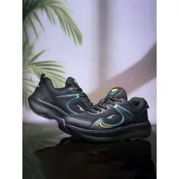 Asian Men's BOSS-15 Full Black Running Shoes