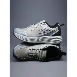 Asian Men's BOSS-21 Grey Running Shoes