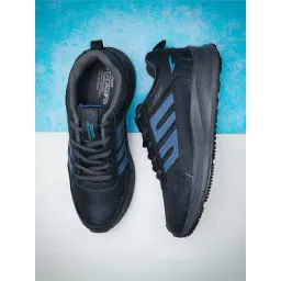 Asian Men's BOSS-32 Dark Grey & Blue Running Shoes